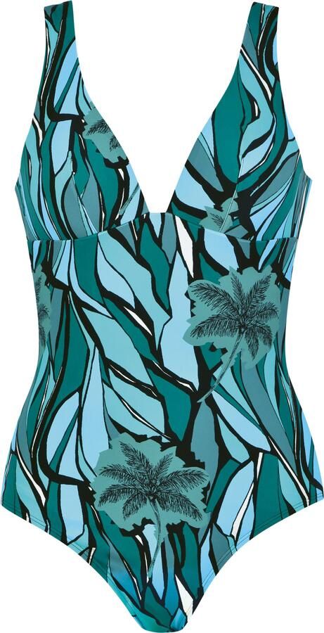 Naturana Badpak Beautiful Beaches geïntegreerde cups figuuraccentuerend met patroon elastisch comfortabel - Foto 2