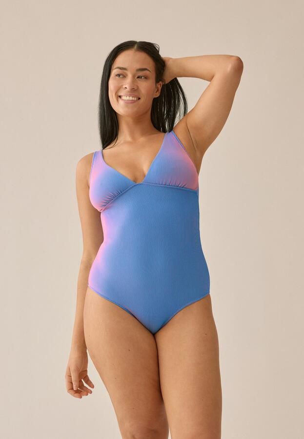 Naturana Badpak Cool Cruising subtiel streepdesign elastisch comfortabel modieus brede bandjes (1 stuk) - Foto 3