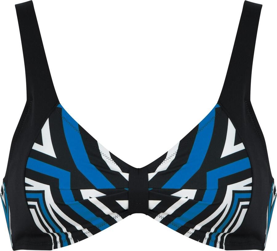 Naturana Balconette-bikinitop City Vibes ade de binnenvoering met patroon verstelbare bandjes met beugel - Foto 2