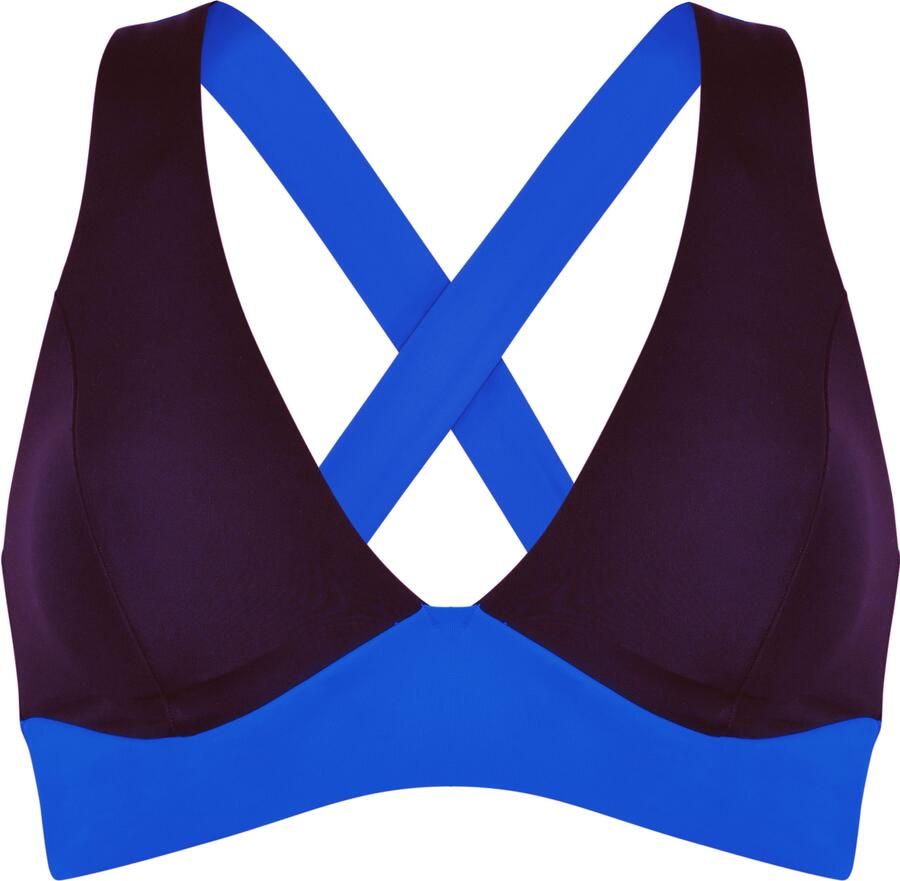 Naturana Beugelbikinitop Beautiful Beaches met gekruiste rugbanden zonder beugel comfortabel brede banden - Foto 2