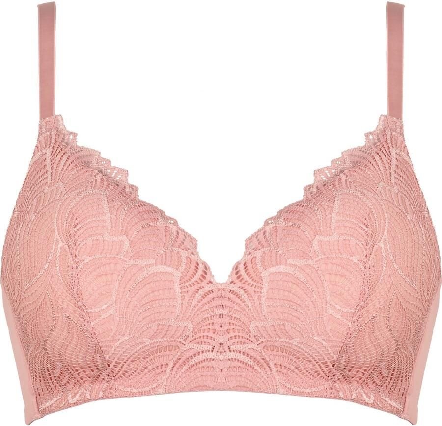 Naturana Beugelloze-bh The Friday met kant vrouwelijk comfortabel zacht zonder beugel verstelbare bandjes (1-delig)