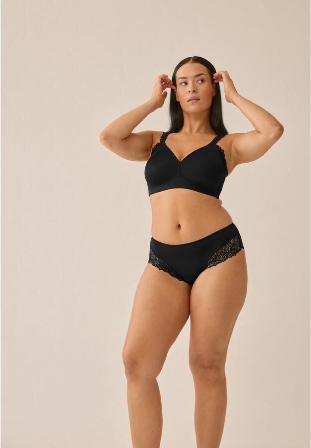 Naturana Beugelloze-bh The Friday voorgevormde cups brede bandjes zonder beugel met kant comfortabel (1-delig) - Foto 2