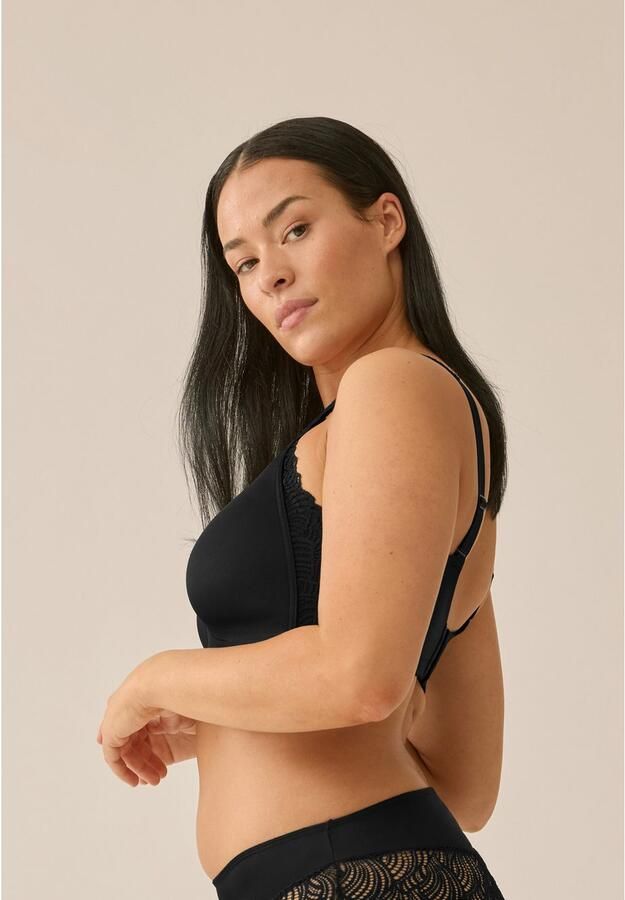 Naturana Beugelloze-bh The Friday voorgevormde cups brede bandjes zonder beugel met kant comfortabel (1-delig) - Foto 4