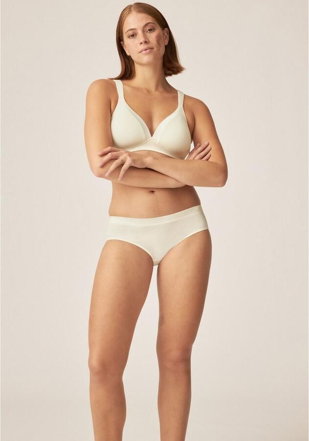 Naturana Beugelloze-bh The Wednesday met cup glansband brede bandjes zacht comfortabel zonder beugel (1-delig) - Foto 2