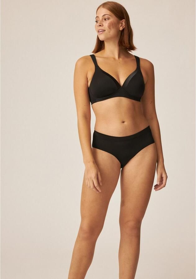 Naturana Beugelloze-bh The Wednesday met cup glansband brede bandjes zacht comfortabel zonder beugel (1-delig) - Foto 3