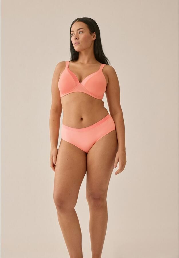 Naturana Beugelloze-bh The Wednesday met cup glansband brede bandjes zacht comfortabel zonder beugel (1-delig) - Foto 2