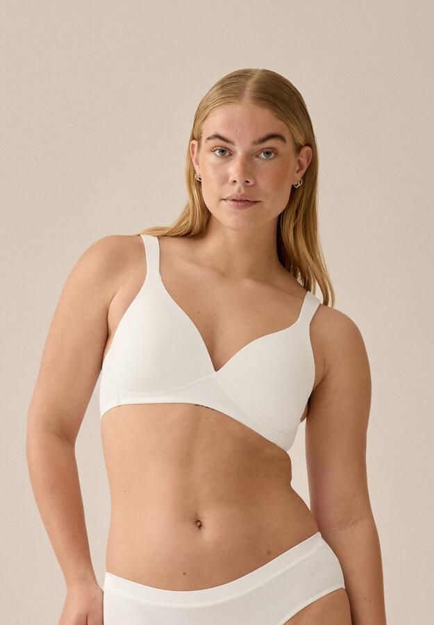 Naturana Beugelloze-bh The Wednesday met cup glansband brede bandjes zacht comfortabel zonder beugel (1-delig) - Foto 6