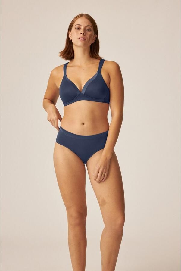 Naturana Beugelloze-bh The Wednesday met cup glansband brede bandjes zacht comfortabel zonder beugel (1-delig) - Foto 4