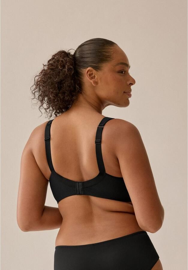 Naturana Beugelloze-bh The Wednesday met cup glansband brede bandjes zacht comfortabel zonder beugel (1-delig) - Foto 7