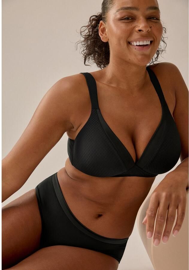 Naturana Beugelloze-bh The Wednesday met cup glansband brede bandjes zacht comfortabel zonder beugel (1-delig) - Foto 4