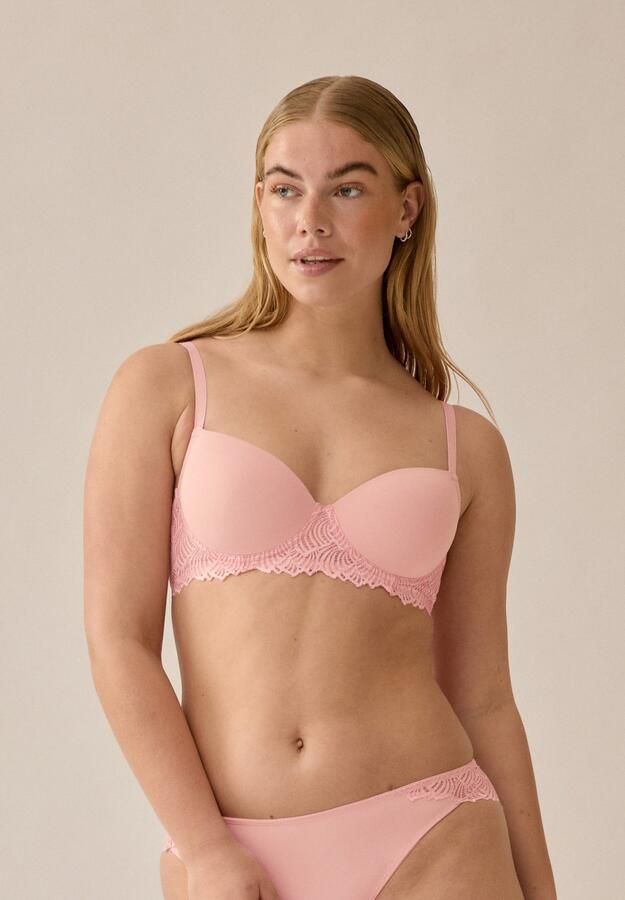 Naturana Bh met steuncups The Friday met beugel met kant vrouwelijk zacht comfortabel (1-delig) - Foto 4