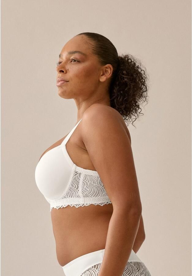 Naturana Bh met steuncups The Friday met beugel met kant vrouwelijk zacht comfortabel (1-delig) - Foto 3