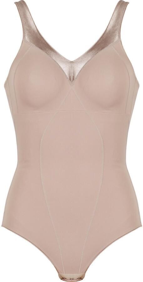 Naturana Body Minimizer V-hals contrasterende bies op de halslijn drukkers elastisch - Foto 2