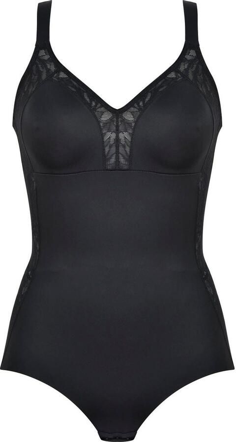 Naturana Body Solutions V-hals met kant brede bandjes comfortabel elastisch - Foto 2