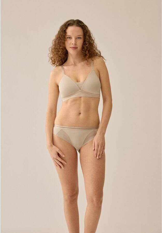 Naturana Hipster The Monday met tule inzetstukken heuphoog gesneden zacht comfortabel elastisch (1 stuk -) - Foto 2