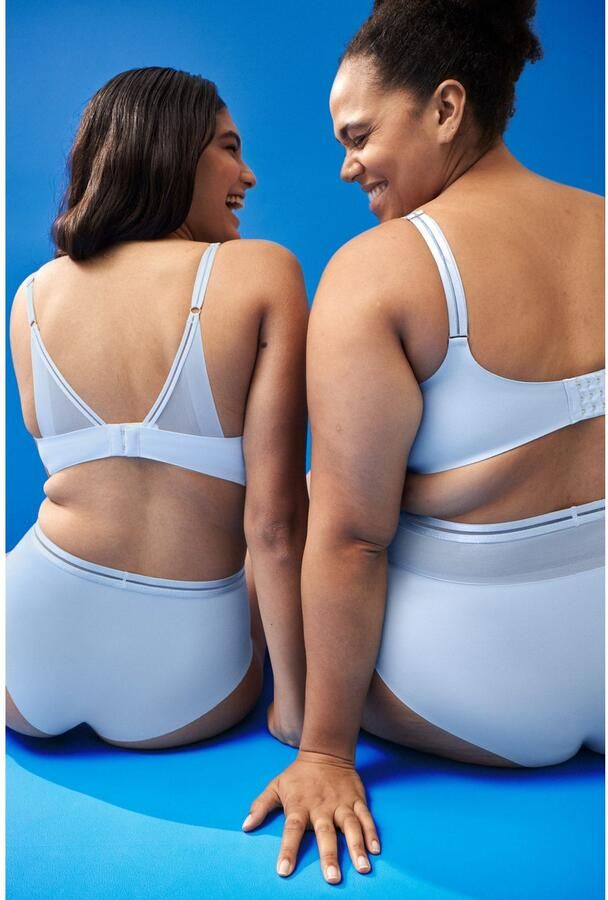 Naturana Hipster The Monday met tule inzetstukken heuphoog gesneden zacht comfortabel elastisch (1 stuk -)