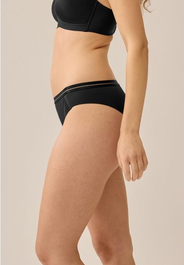 Naturana Hipster The Monday met tule inzetstukken heuphoog gesneden zacht comfortabel elastisch (1 stuk -) - Foto 2