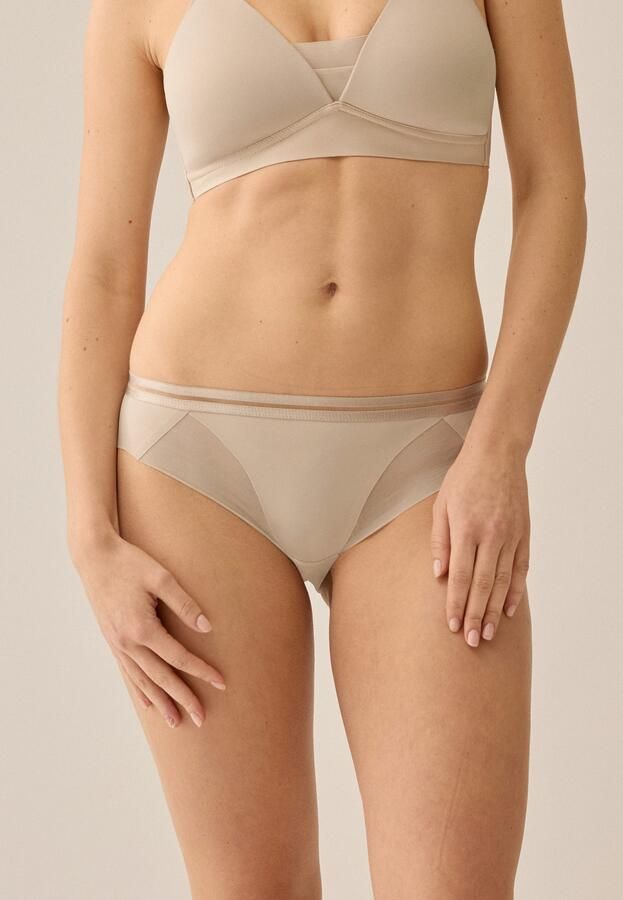 Naturana Hipster The Monday met tule inzetstukken heuphoog gesneden zacht comfortabel elastisch (1 stuk -) - Foto 5