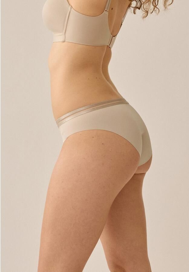 Naturana Hipster The Monday met tule inzetstukken heuphoog gesneden zacht comfortabel elastisch (1 stuk -) - Foto 4