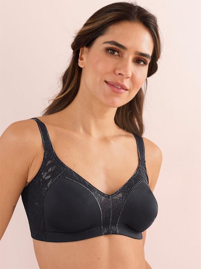 Naturana Minimizer-bh Minimizer Shaping-effect brede bandjes vrouwelijk zonder beugel met kant comfortabel (1-delig) - Foto 4