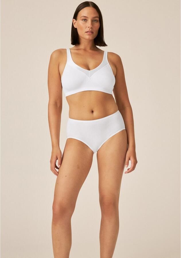 Naturana Minimizer-bh Minimizer met glansband shaping-effect brede bandjes vrouwelijk zonder beugel (1-delig) - Foto 3