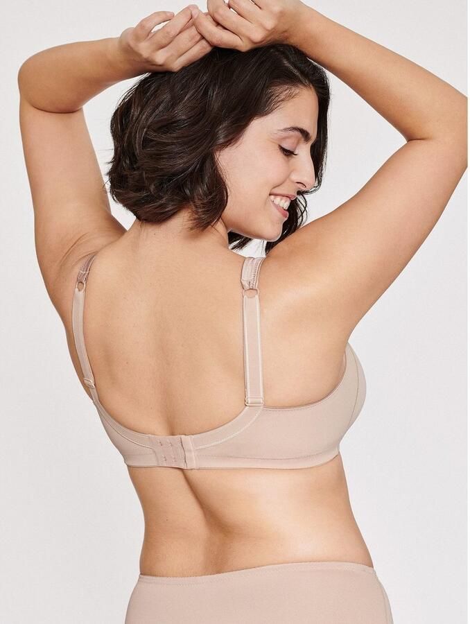 Naturana Minimizer-bh Minimizer met glansband shaping-effect brede bandjes vrouwelijk zonder beugel (1-delig) - Foto 2