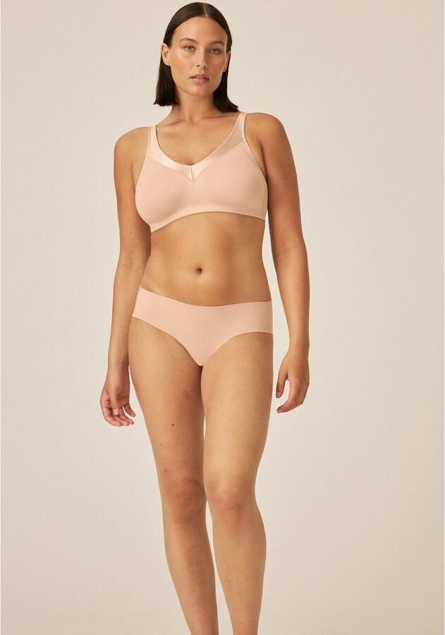 Naturana Minimizer-bh Minimizer met glansband shaping-effect brede bandjes vrouwelijk zonder beugel (1-delig) - Foto 3