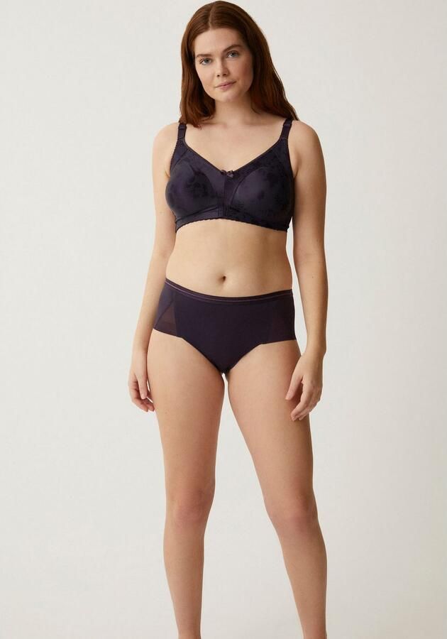 Naturana Minimizer-bh Minimizer Shaping-effect brede bandjes vrouwelijk beugelloos satijn bloemenpatroon (1-delig) - Foto 4