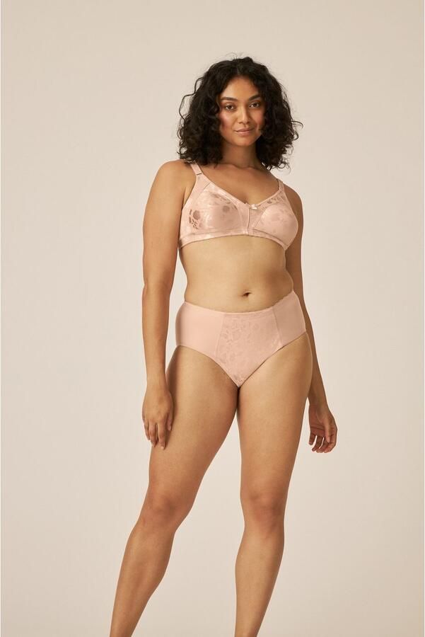 Naturana Minimizer-bh Minimizer Shaping-effect brede bandjes vrouwelijk beugelloos satijn bloemenpatroon (1-delig) - Foto 4