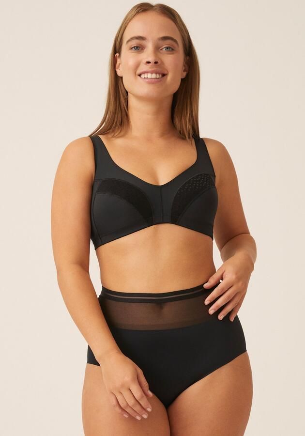 Naturana Soft-bh Comfortbanden naadloze cups brede bandjes zonder beugel elastisch comfortabel vrouwelijk (1-delig)