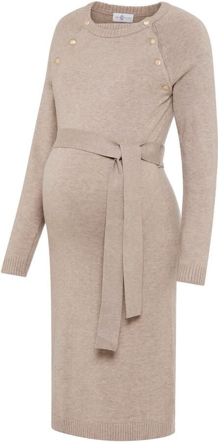 Neun Monate Positiejurk Gebreide jurk voor zwangerschap en borstvoeding - Foto 5