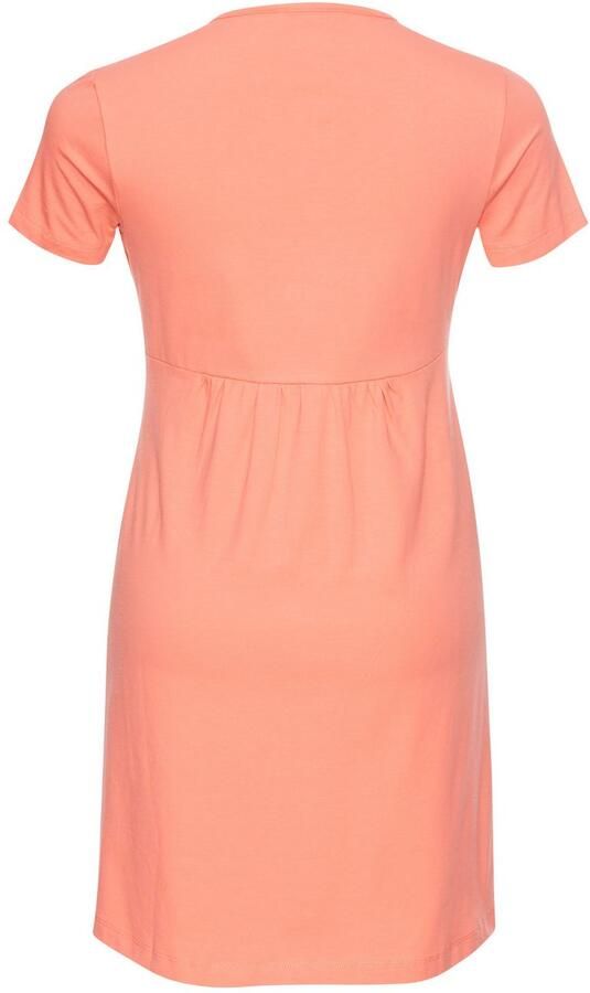 Neun Monate Positiejurk Korte zwangerschaps-jersey jurk minijurk - Foto 5