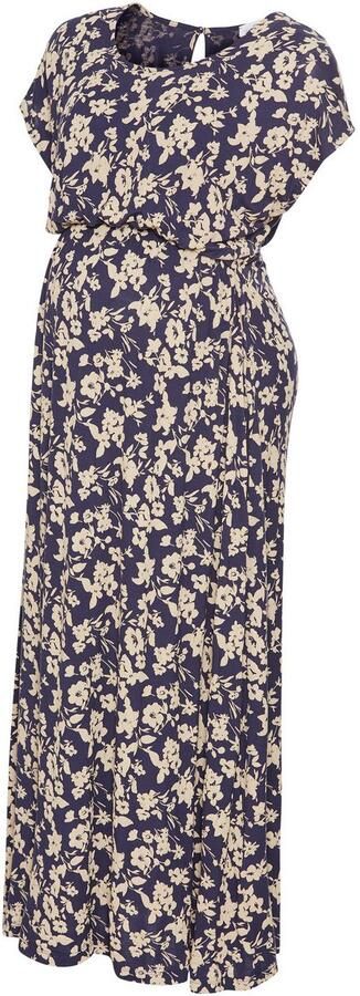 Neun Monate Positiejurk Lange zwangerschaps- en borstvoedingsjurk Jersey-jurk voor zwangerschap en borstvoeding - Foto 5