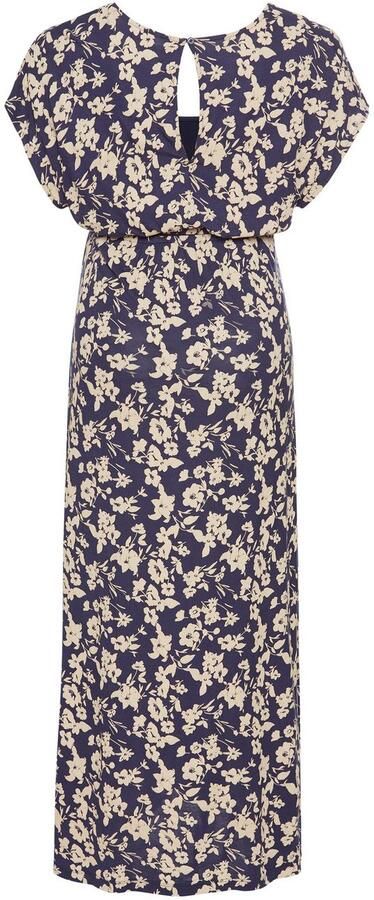 Neun Monate Positiejurk Lange zwangerschaps- en borstvoedingsjurk Jersey-jurk voor zwangerschap en borstvoeding - Foto 4