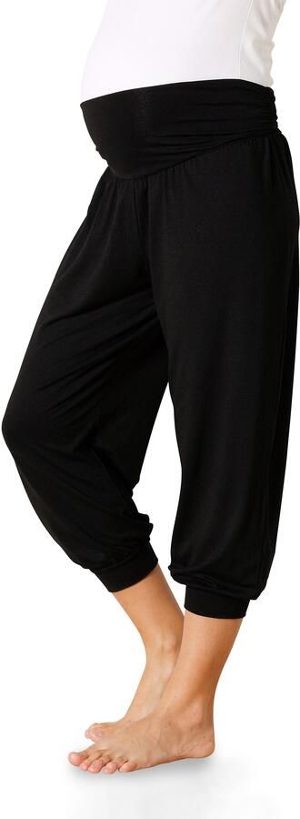 Neun Monate Zwangerschaps-harembroek Viskose harem broek voor zwangerschap en borstvoeding - Foto 5