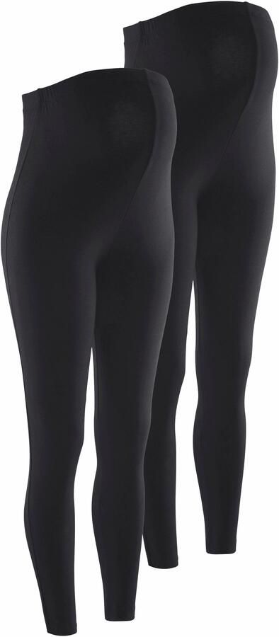 Neun Monate Zwangerschapslegging 2-pack capri broeken voor zwangerschap en borstvoeding (set 2-delig) - Foto 5