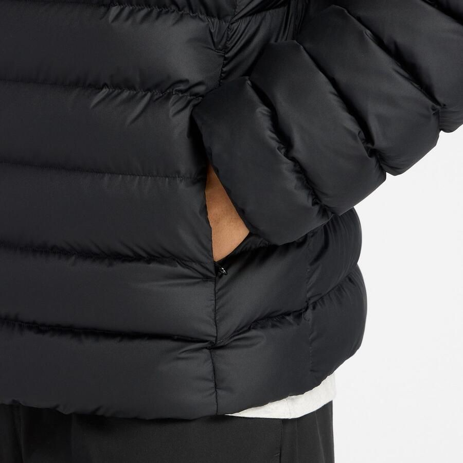 New Balance Gewatteerde jas Hooded Puffer Jacket BLACK Warm gevoerde overgangsjas en winterjas - Foto 3