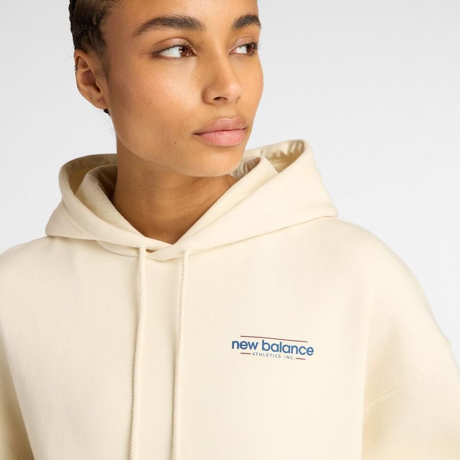 New Balance Hoodie Reimagined Fleece Oversized Hoodie