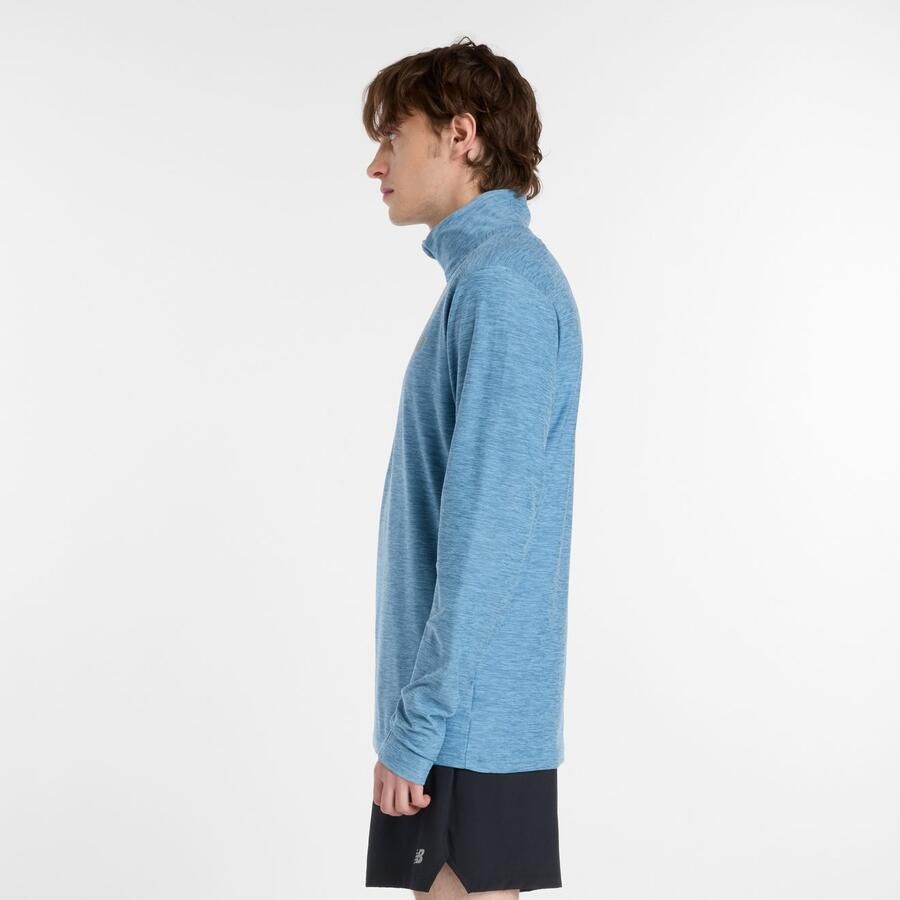 New Balance Runningshirt Space Dye 1 4 Zip