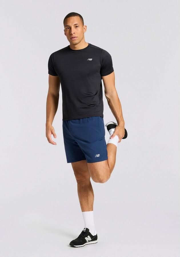 New Balance Essential Run T-Shirt Black- Heren Black - Foto 6