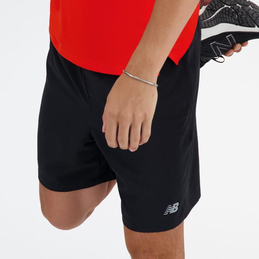 New Balance Essential Running Shorts Black- Heren Black - Foto 6