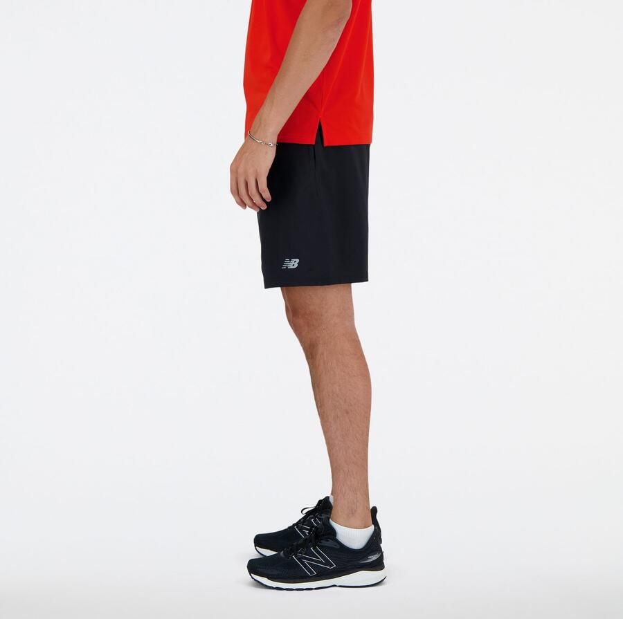New Balance Essential Running Shorts Black- Heren Black - Foto 2