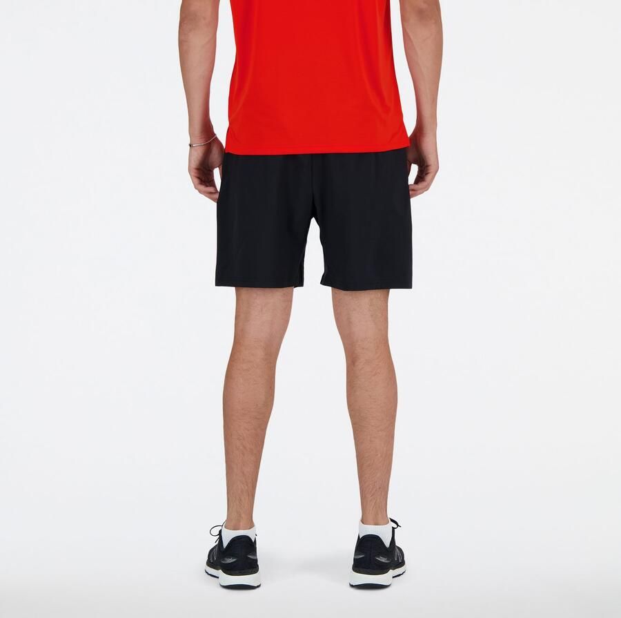 New Balance Essential Running Shorts Black- Heren Black - Foto 3