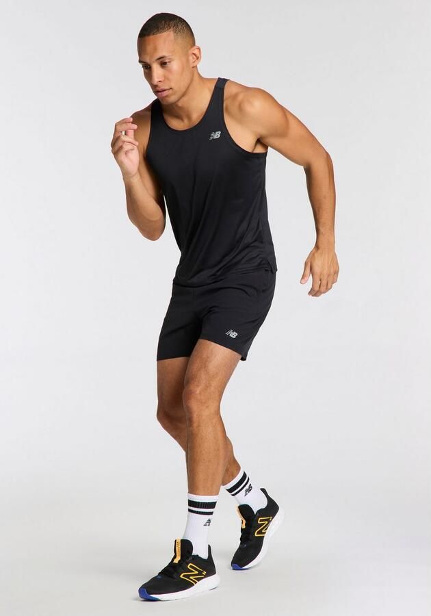 New Balance Essential Running Vest Black- Heren Black - Foto 5