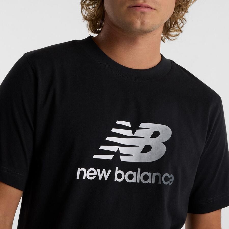 New Balance Sport Essentials Gradient Logo T-Shirt black Men T-Shirts & Polo's zwart Maat XL Kleding - Foto 4
