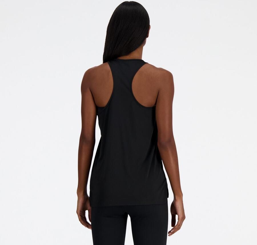 New Balance Logo Tank Top Black- Dames Black - Foto 3