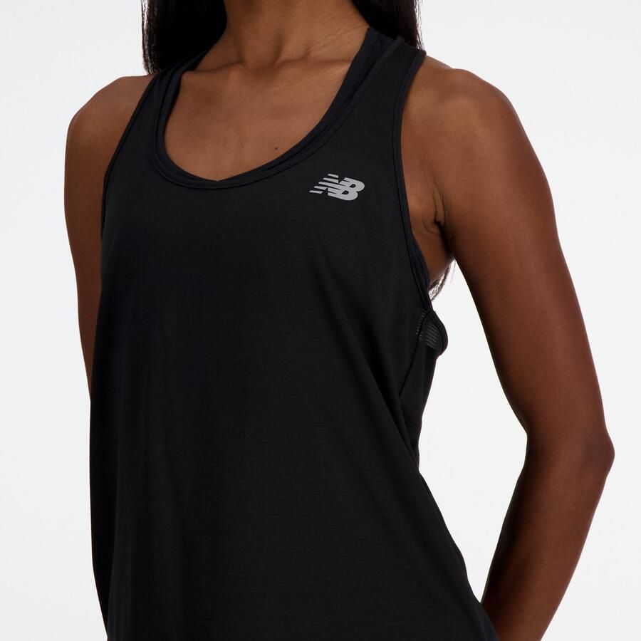 New Balance Logo Tank Top Black- Dames Black - Foto 2