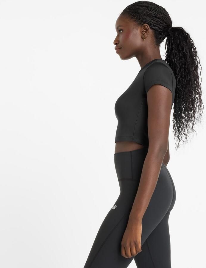 New Balance Harmony Fitted T-Shirt Wo T-Shirts & Polo's zwart Maat XS Kleding - Foto 6