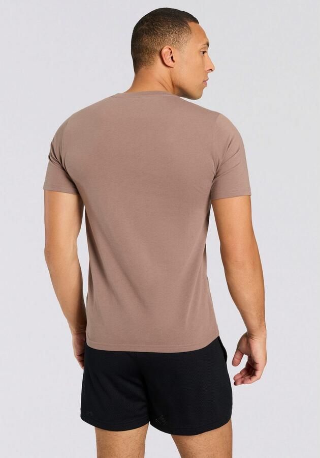 New Balance Trainingsshirt Heathertech Graphic T-Shirt 1 EARTHHADOW - Foto 7