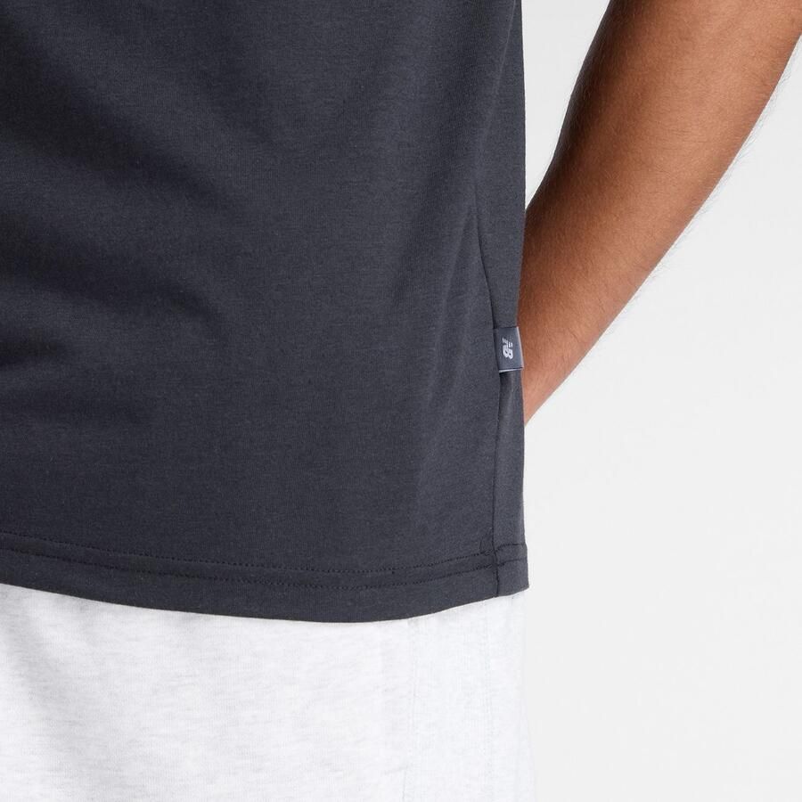 New Balance Trainingsshirt Heathertech Graphic T-Shirt 2 BLACK - Foto 4